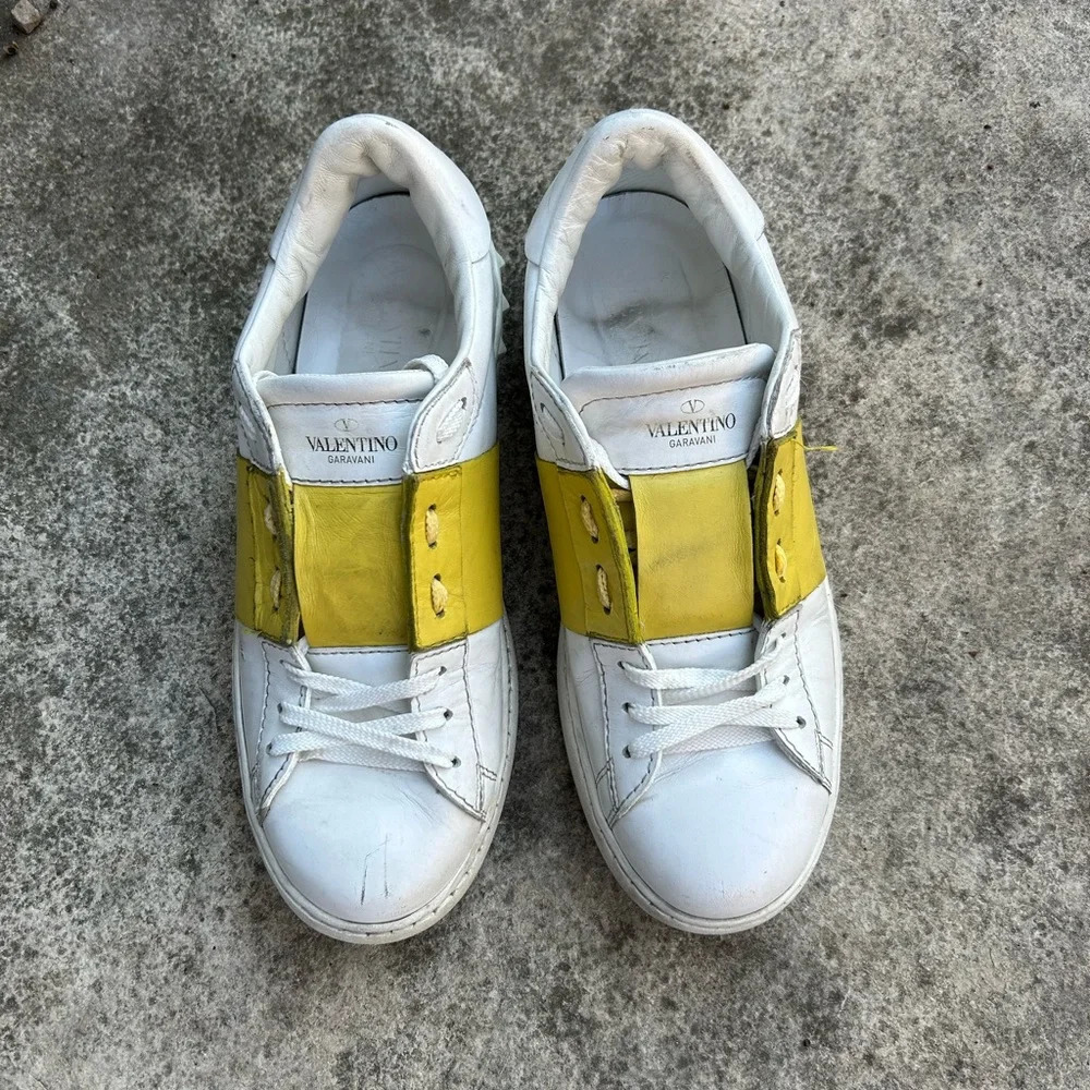 Valentino Garavani Open Rockstud low-top  sneakers, size 41